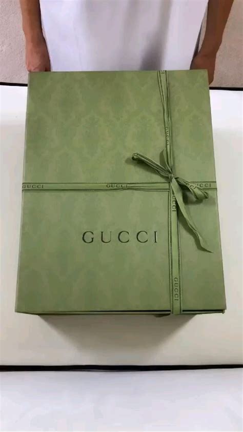 gucci packaging box 2023|Gucci wrapping paper.